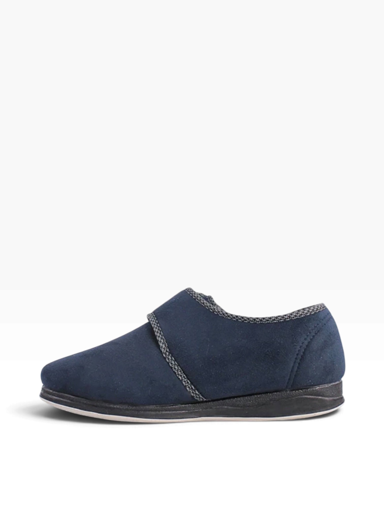 Padders - Navy velcro slipper - Harry