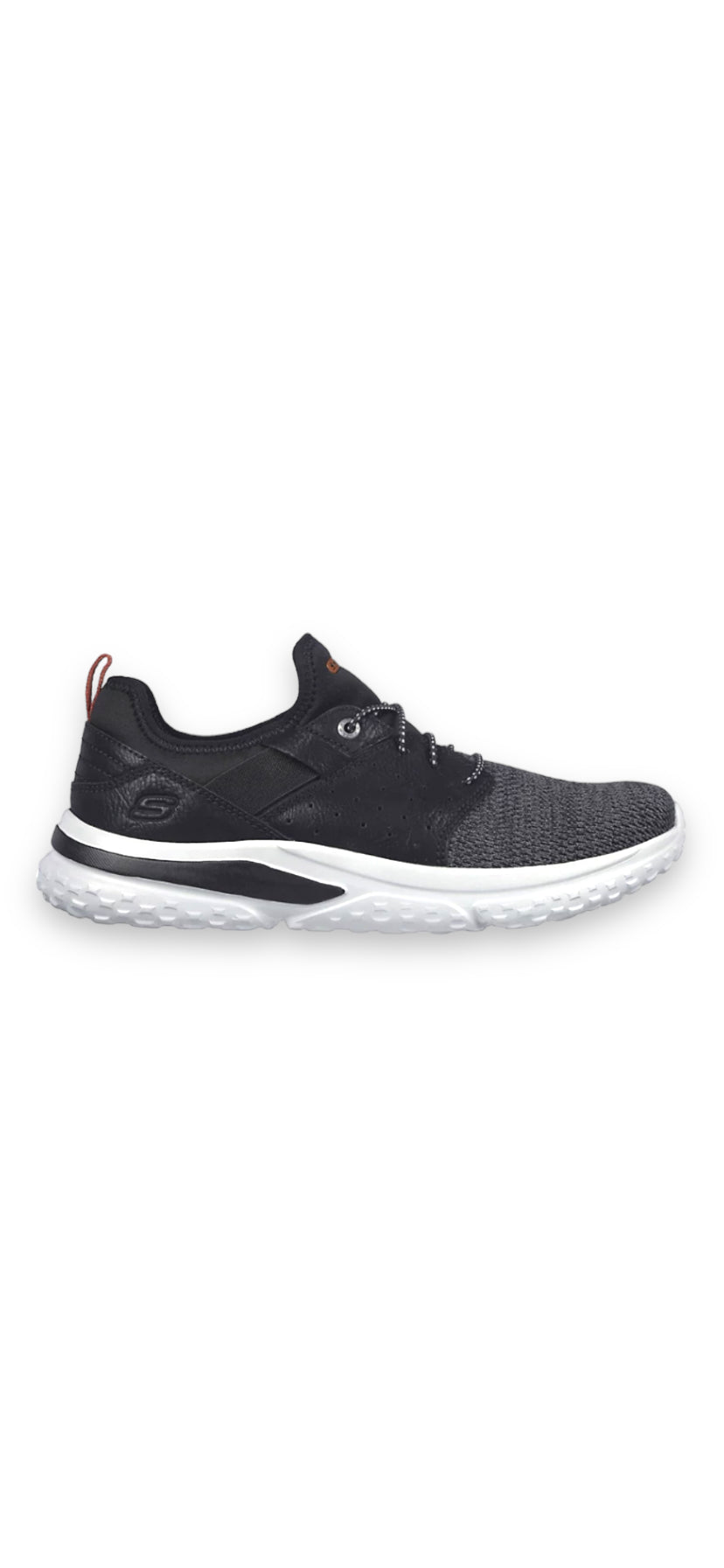 Skechers - Mens black/grey runner - Solvano