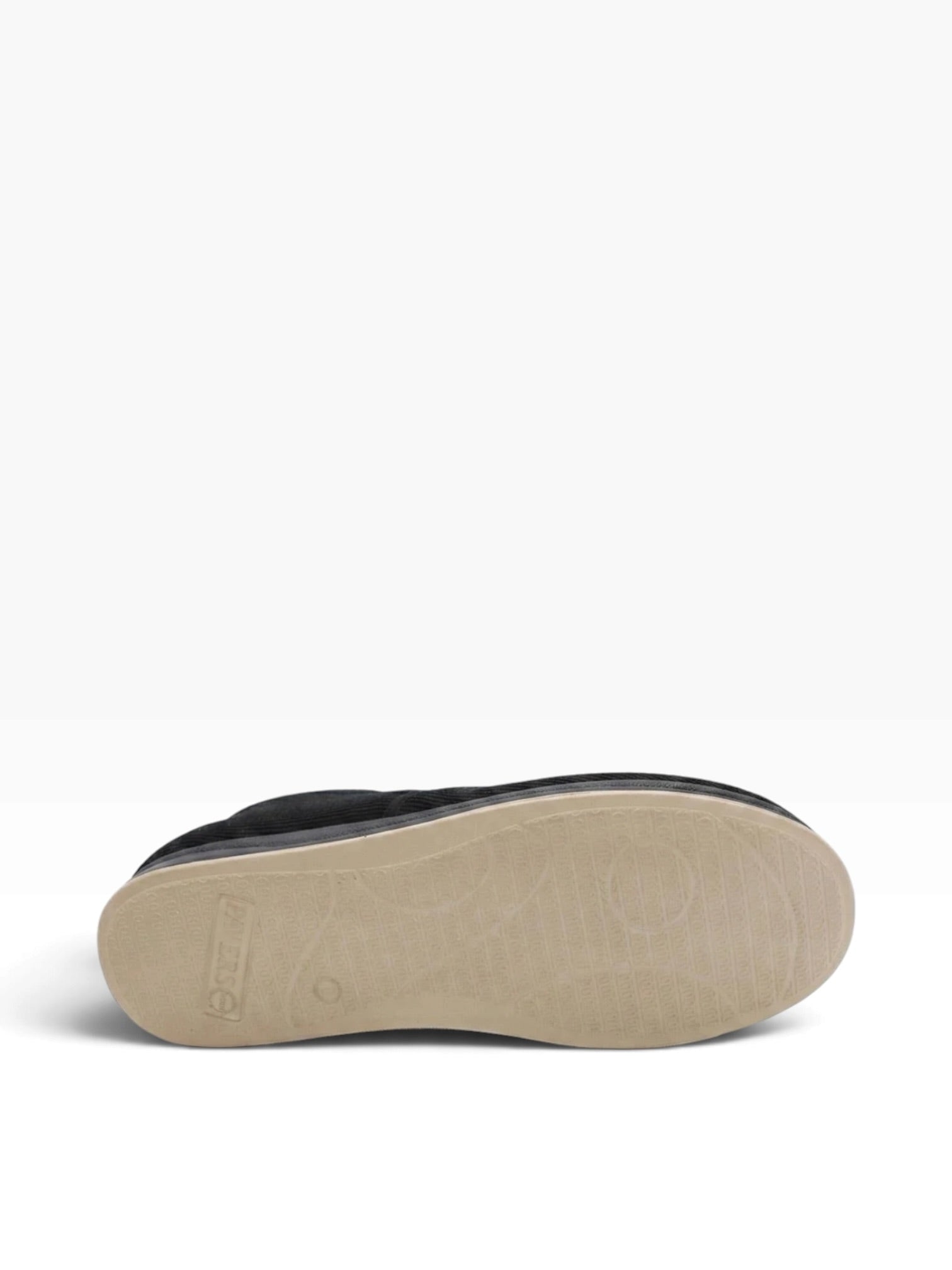 Padders - Mens black slip-in slipper - Gain