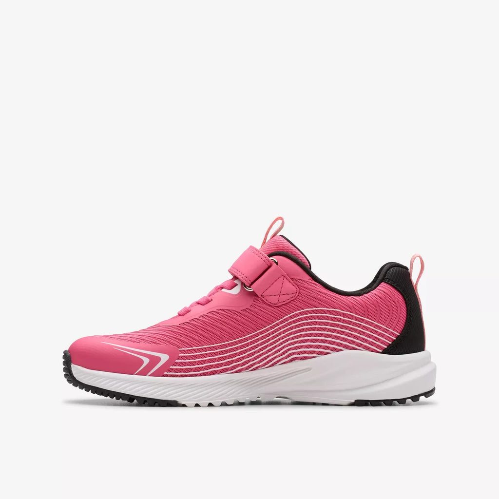 Clarks - Girls pink runner - Deyes Dash K