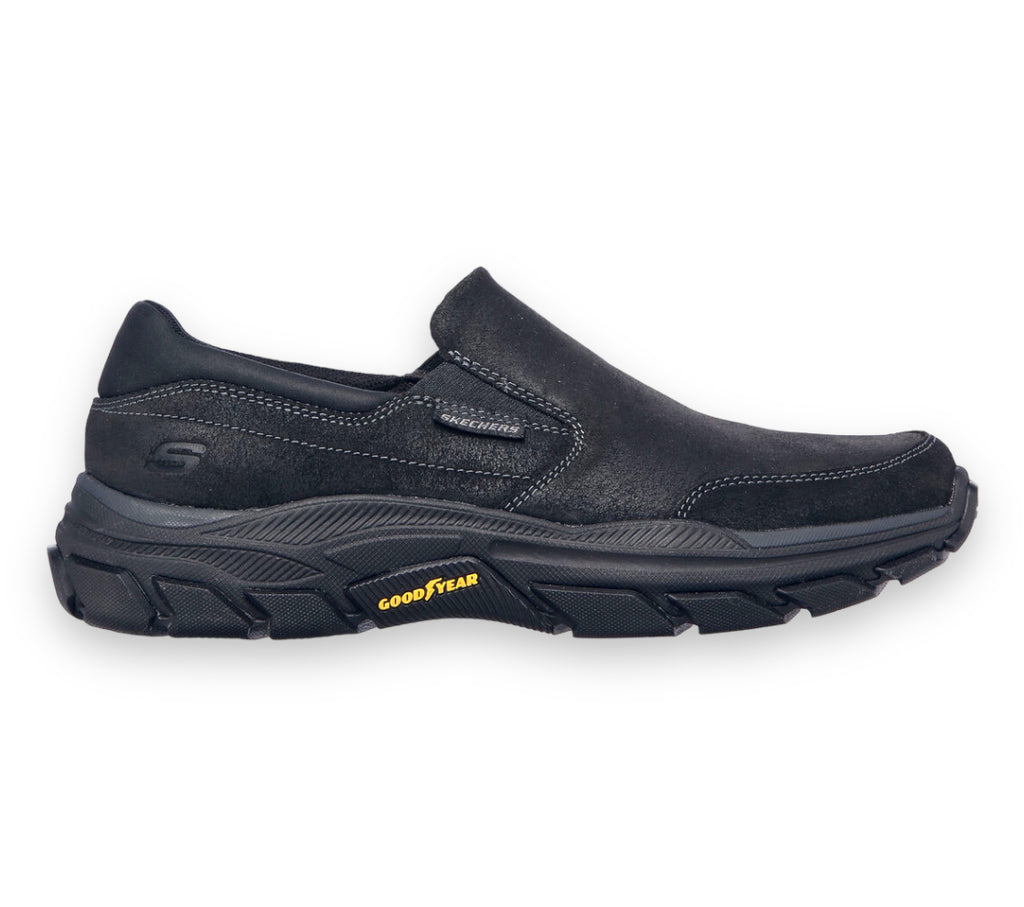 Skechers - Mens black slip on - Calum