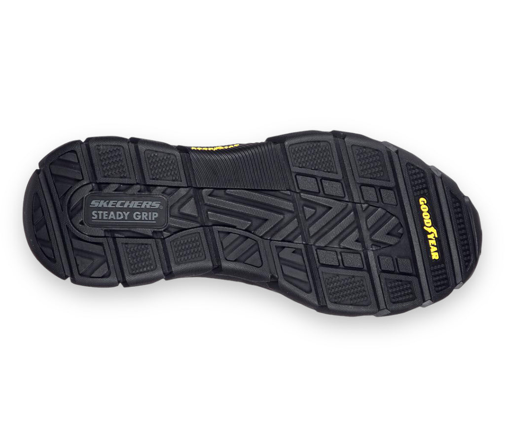 Skechers - Mens black slip on - Calum