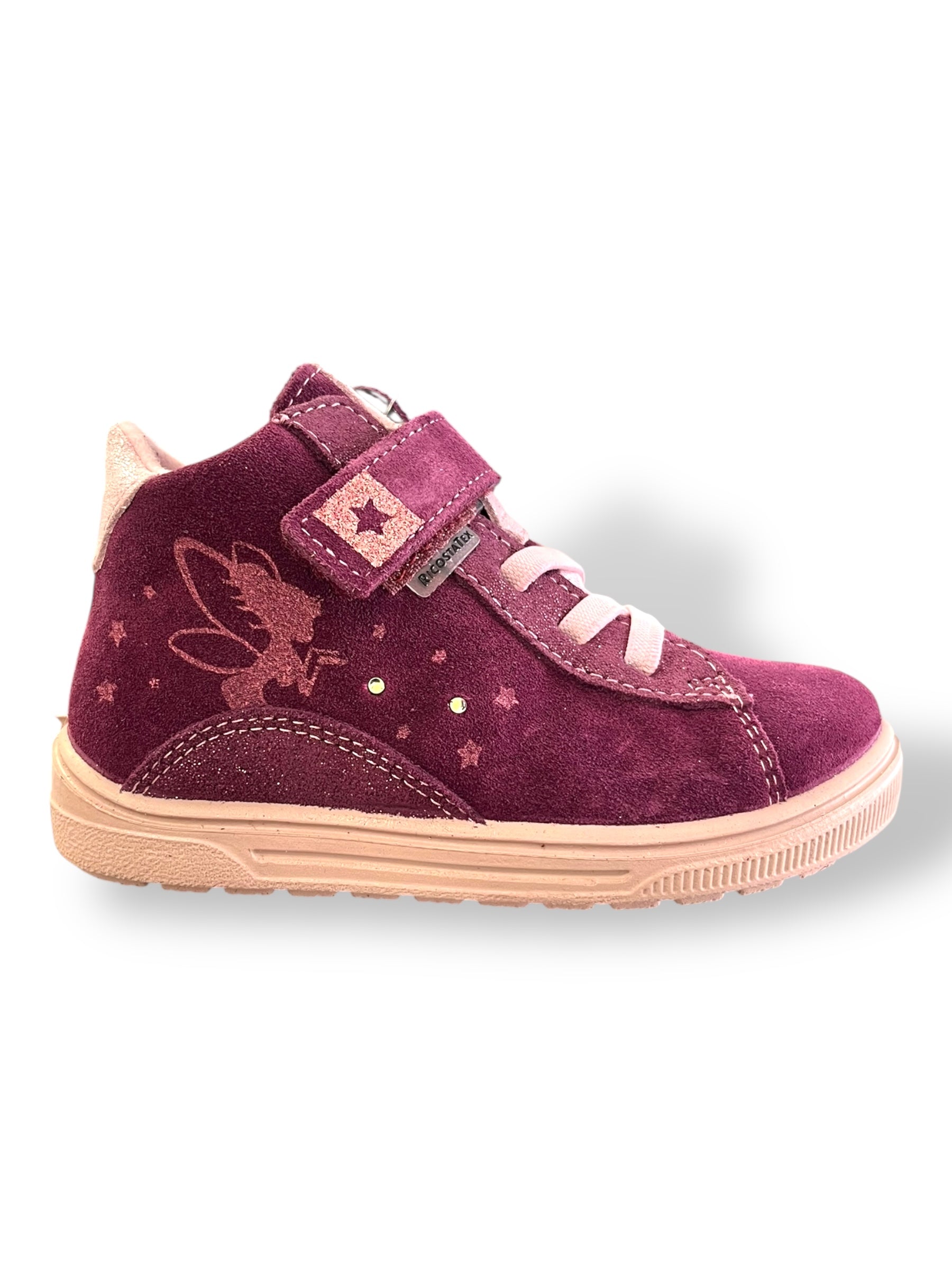 Ricosta - Girls wine light-up/waterproof boot - TINKI
