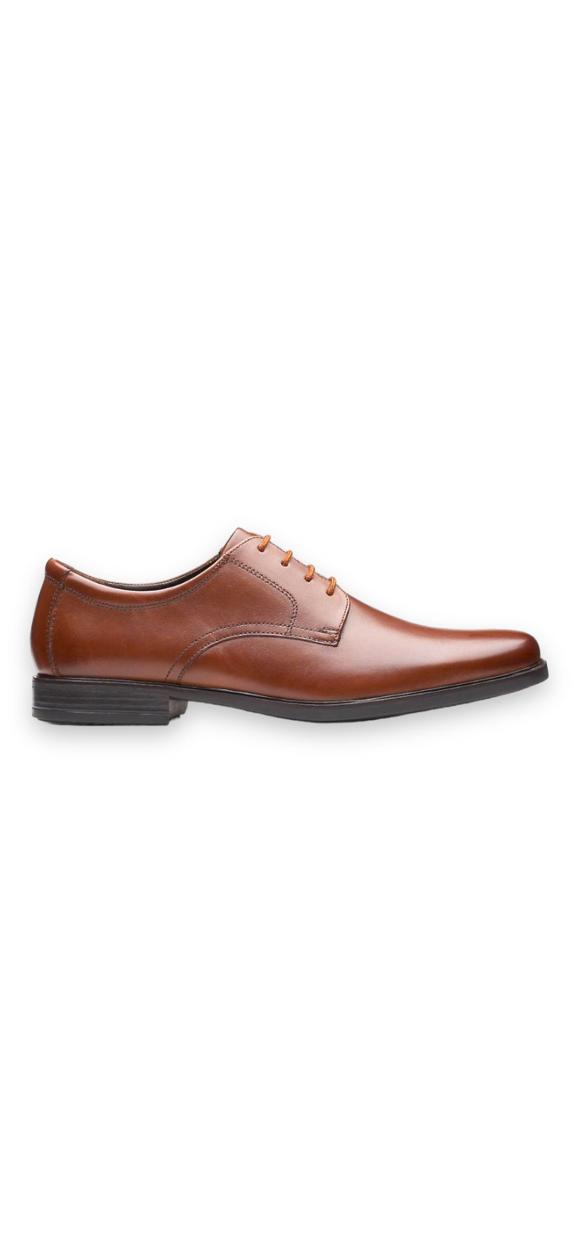 Clarks - Dark tan shoe - Howard walk