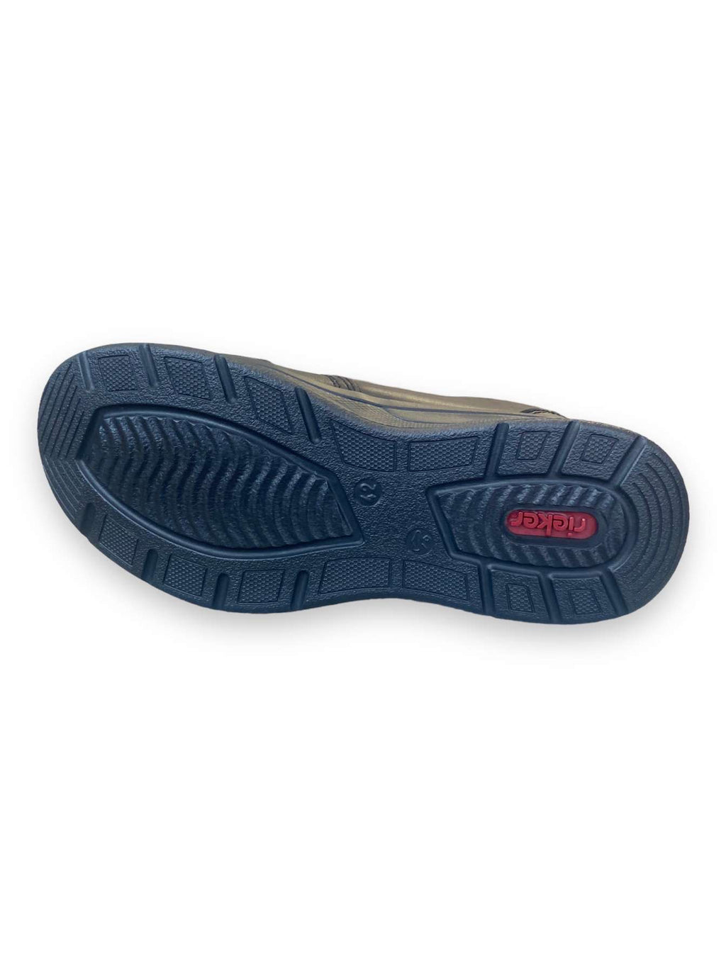 Rieker - Mens black slip on - extra wide