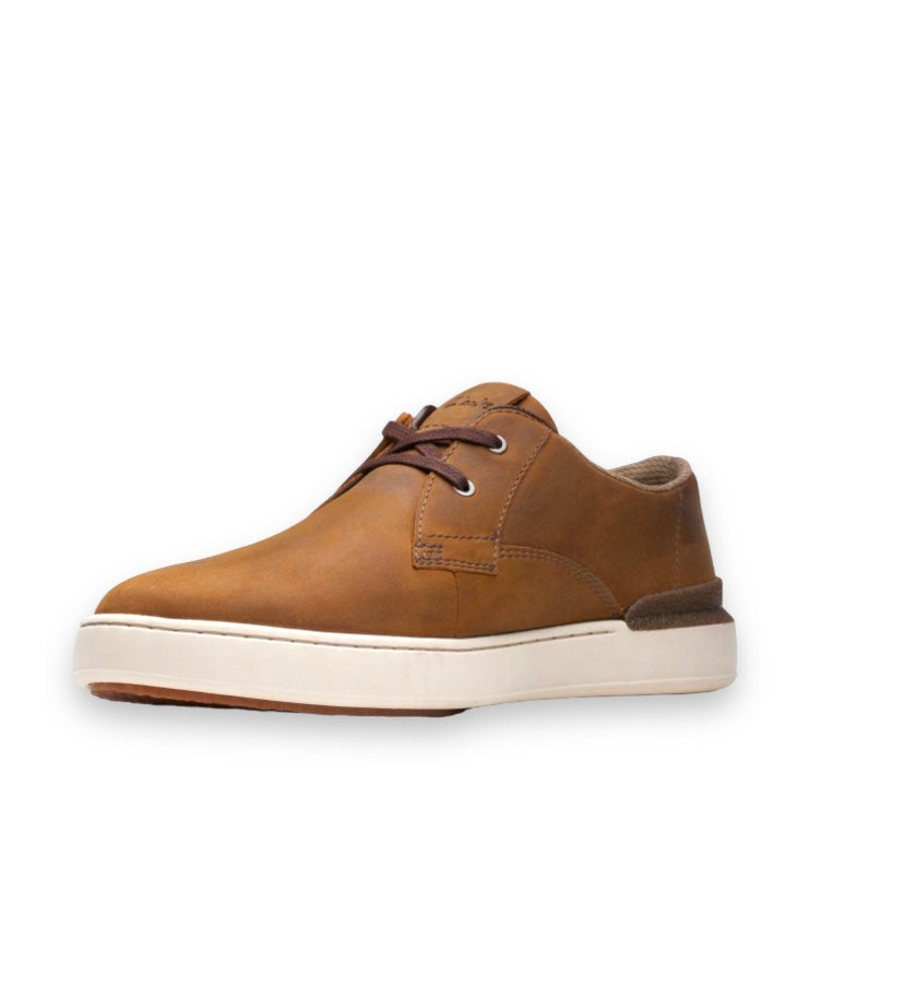 Clarks - Mens brown shoe - CourtLite Khan