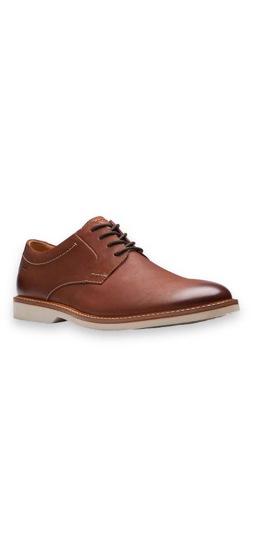 Clarks - Dark tan shoe - LTlace