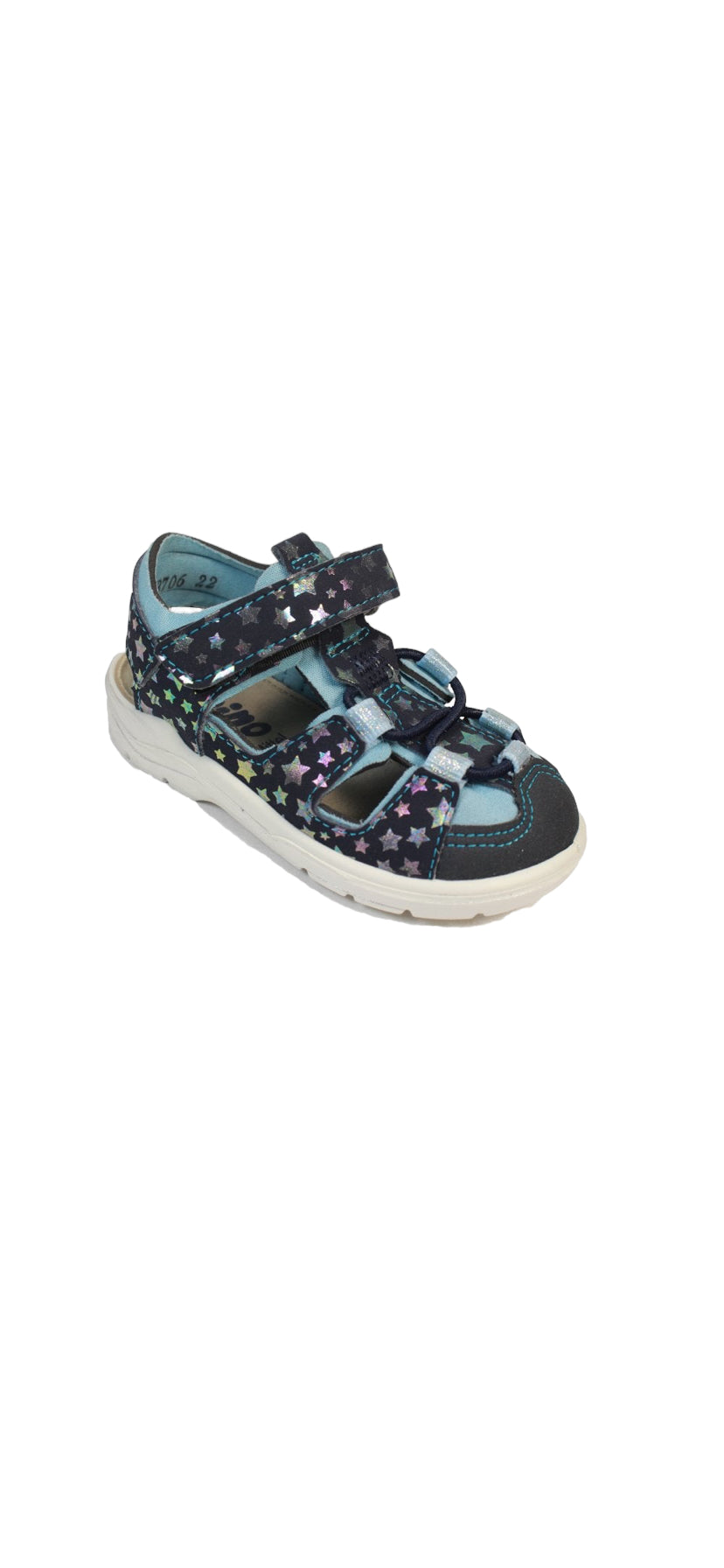 Ricosta - Girls closed toe sandal Nautic/frozen - Gery