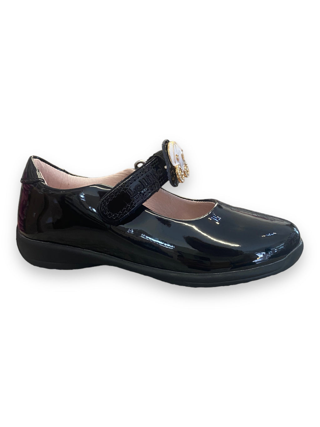 Lelli Kelly - Black patent shoe - Ella 2