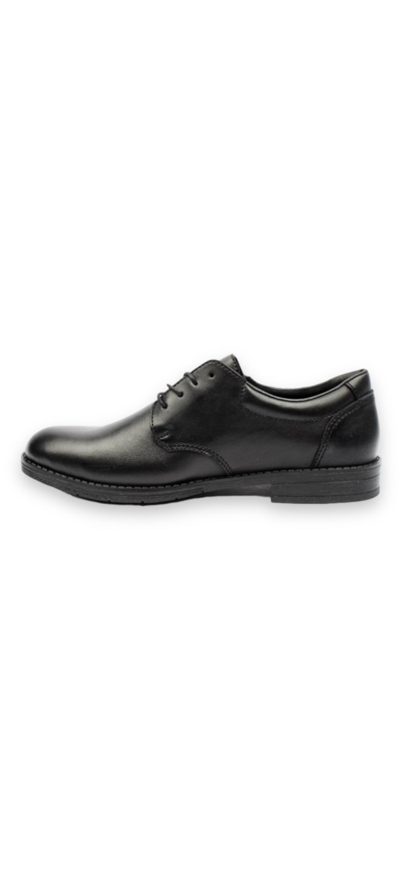 Rieker - Mens black laced shoe - 10304.