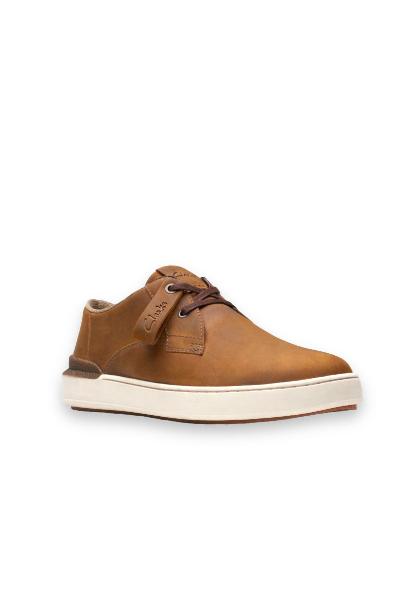 Clarks - Mens brown shoe - CourtLite Khan