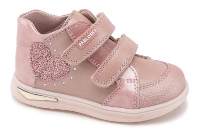 Pablosky - Girls light pink - heart boot 020270
