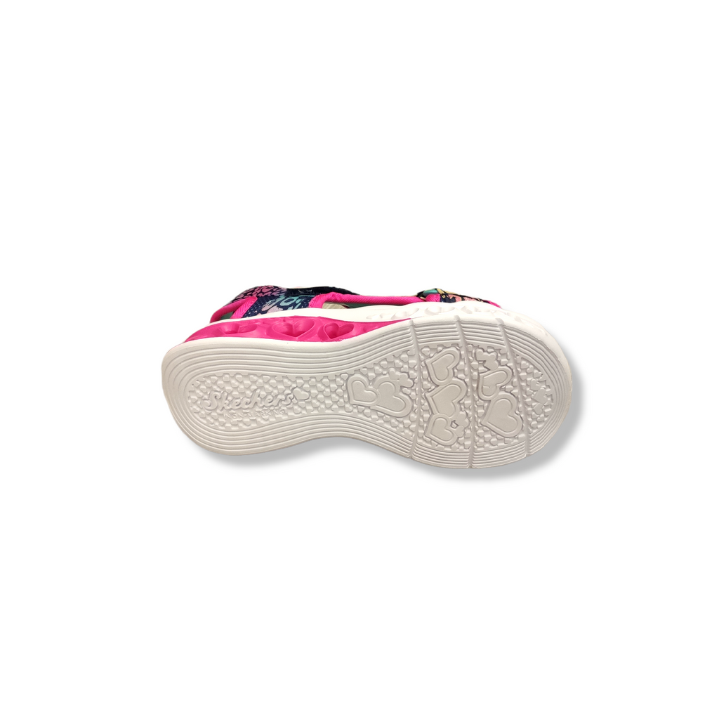 Skechers - Flutter Hearts Sandal - Navy & Multi