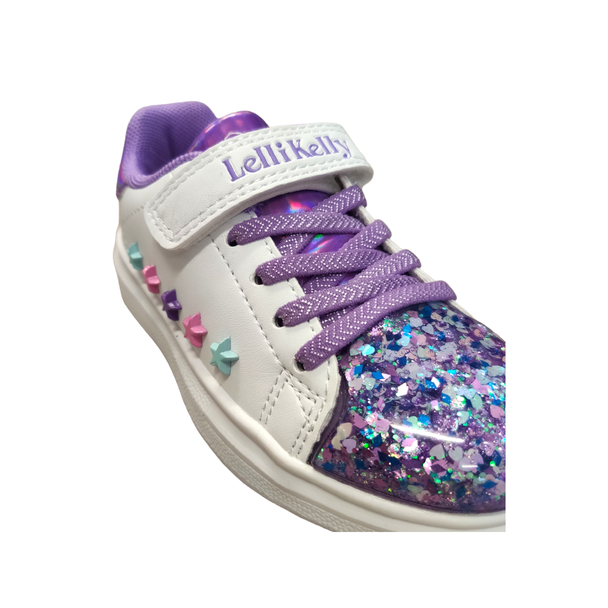 Lelli Kelly - Girls purple star sequin shoe - Helene