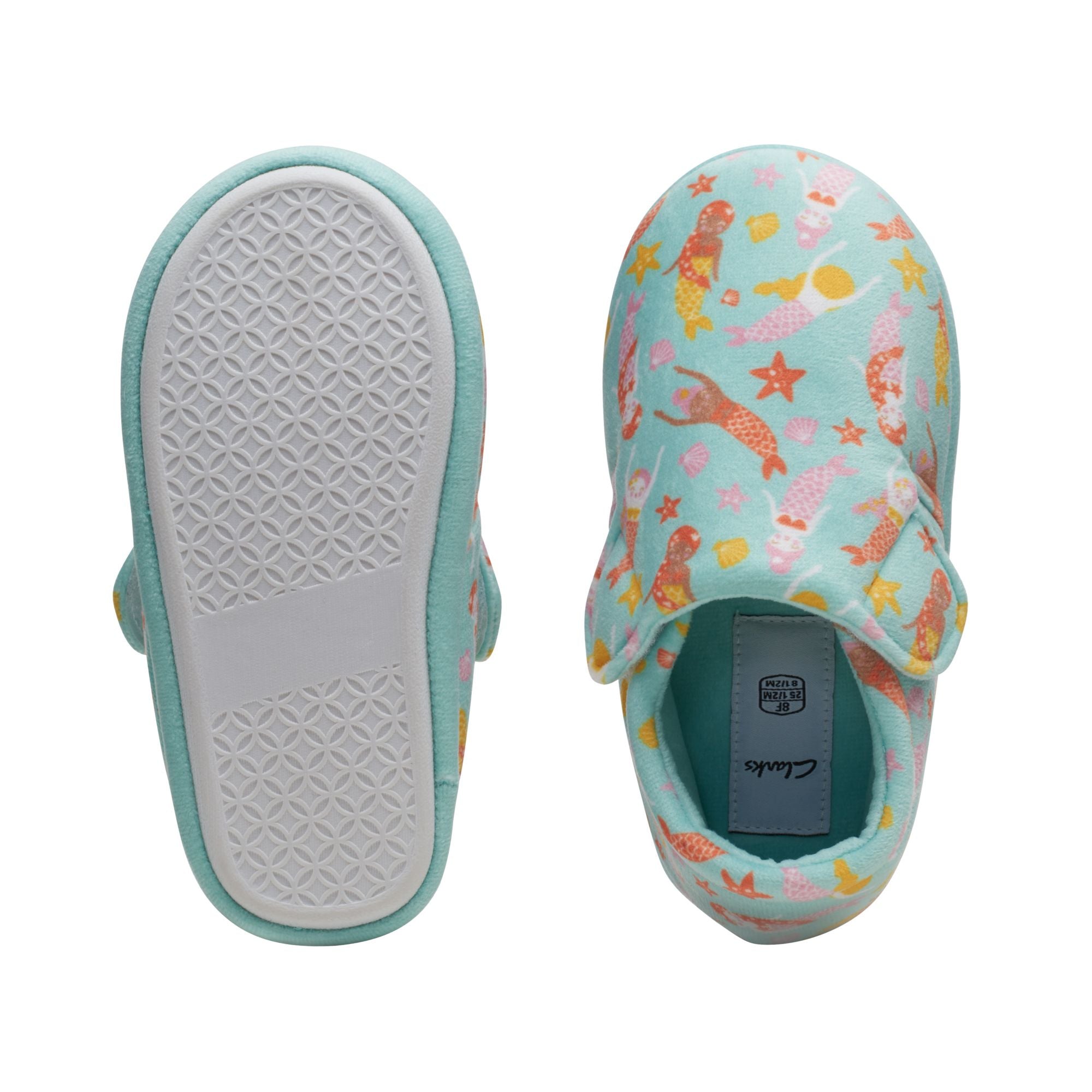 Clarks - Girls mermaid slipper - Fluffy Snug
