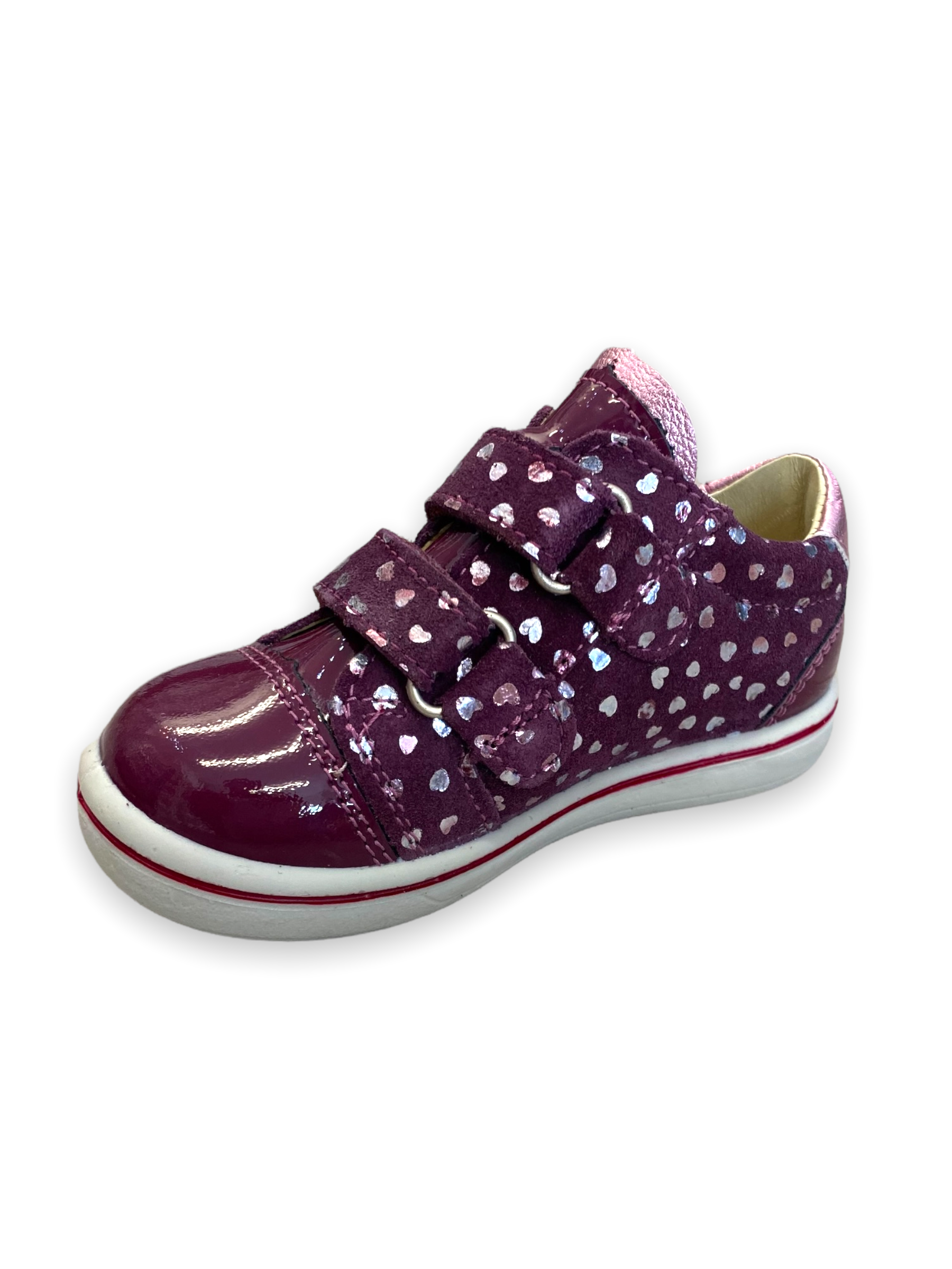 Ricosta- Girls Maroon Hearts - Lenie