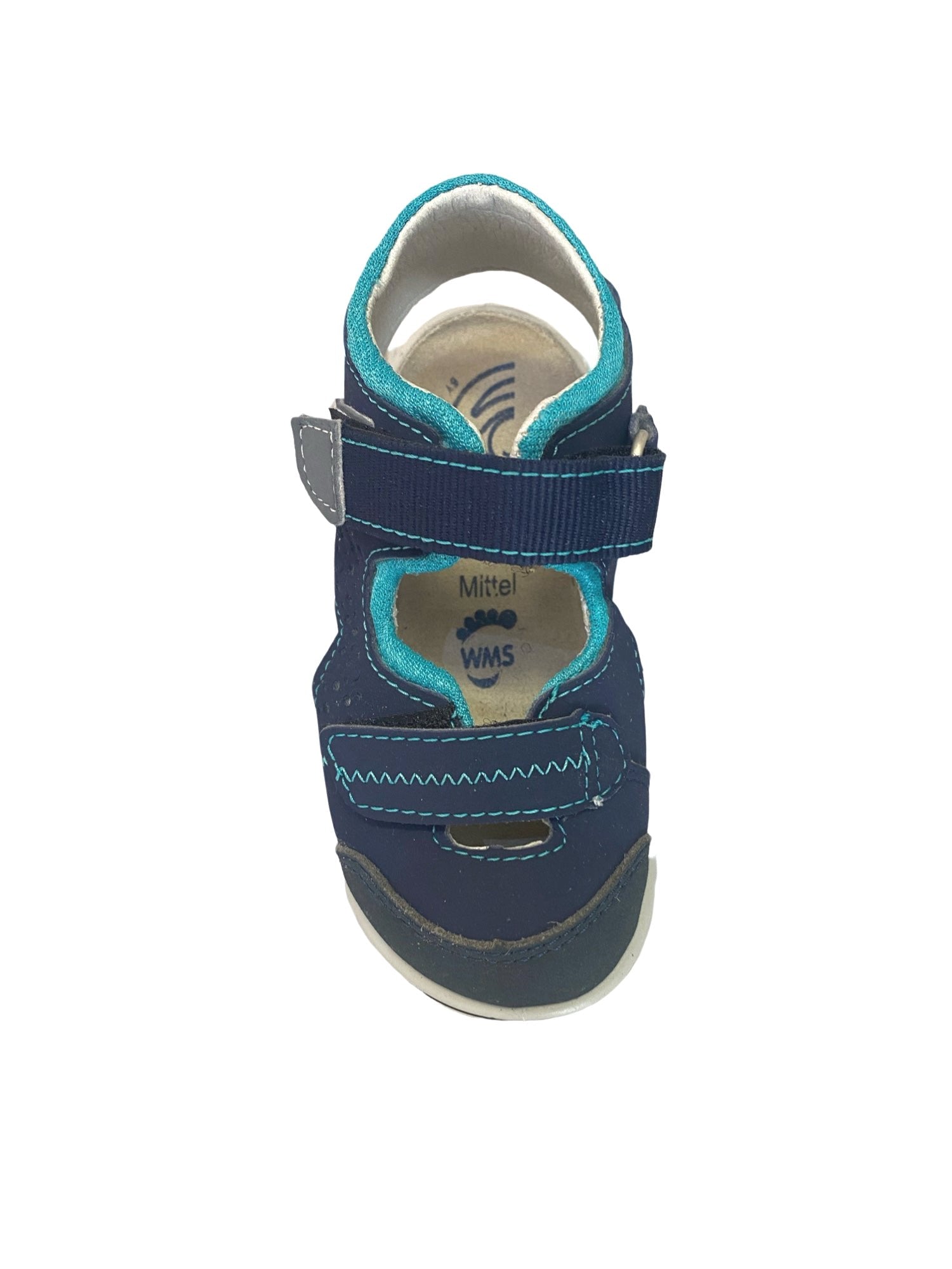 Ricosta - Boys - DOBBY- Navy & Aqua Closed-Toe Sandal