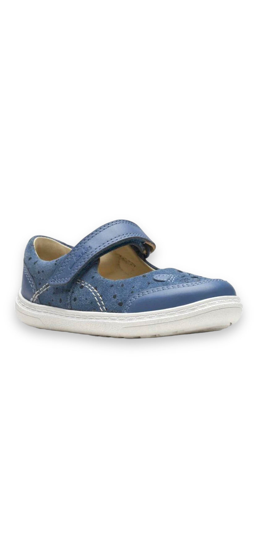 Clarks - Girls denim shoe - Flash pet T