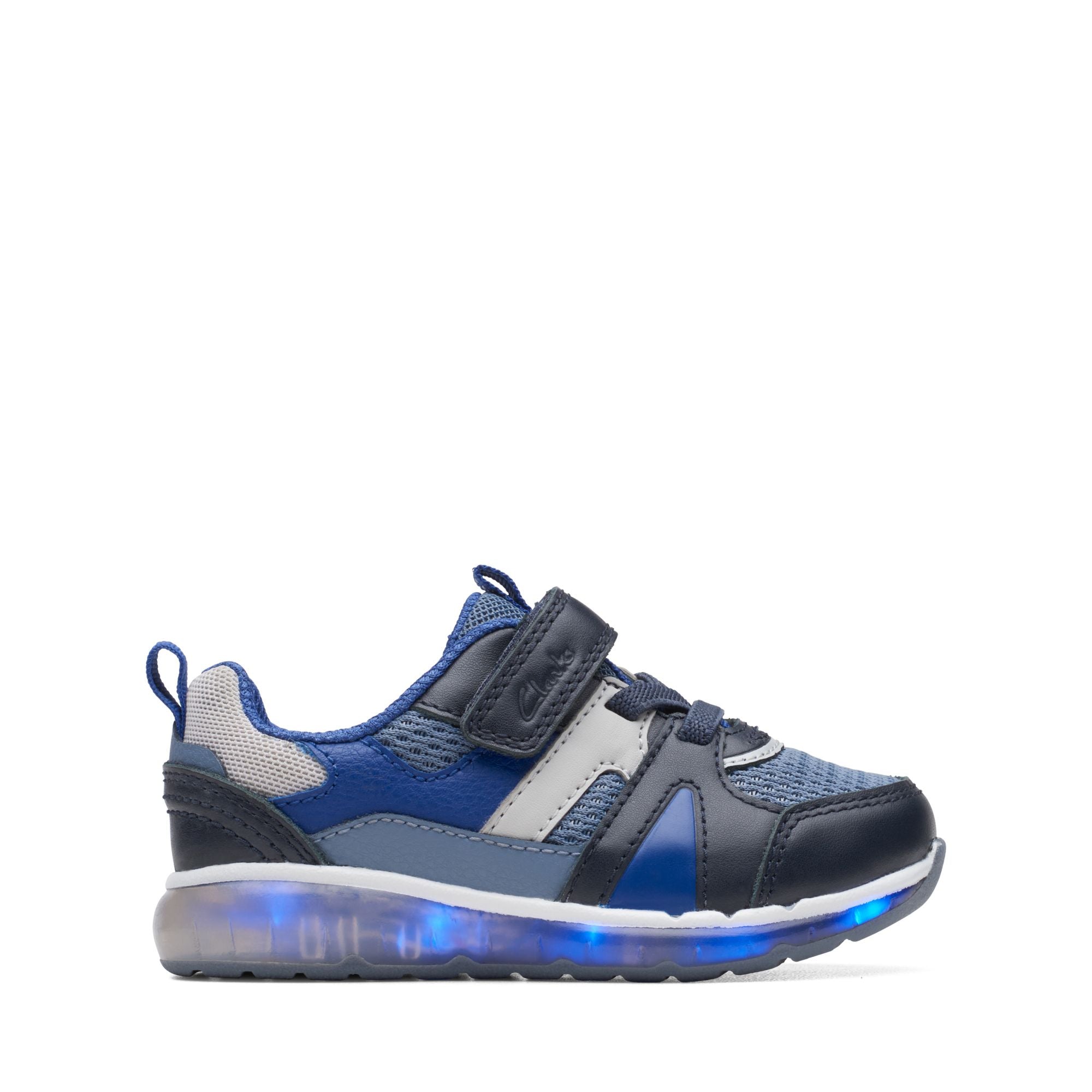 Clarks - Boys blue combi runner - Spark Flash T