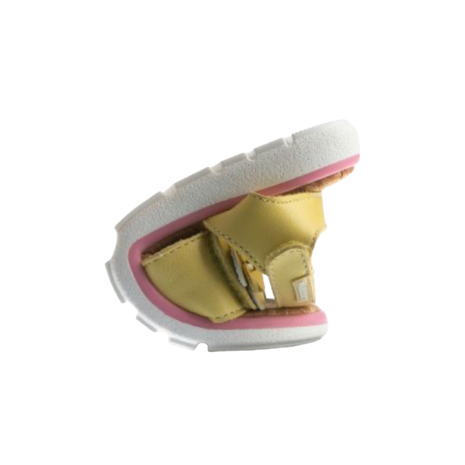 Pablosky - Girls yellow/pink flower sandal - 422390