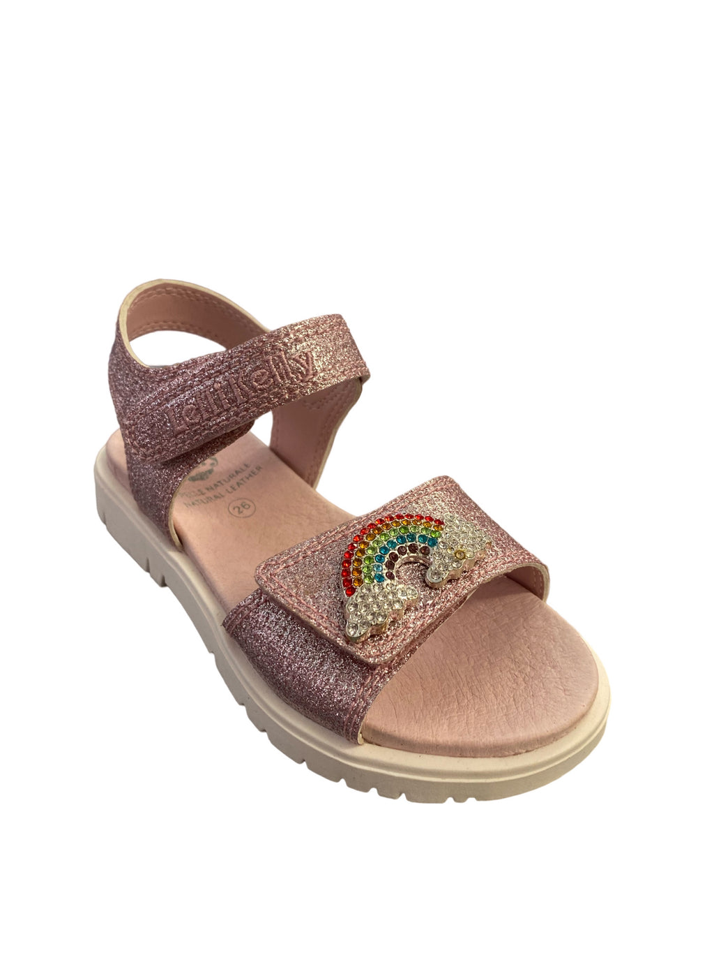 Lelli Kelly- Girls- BRITE ROSA- Pink Rainbow Charm Sandal