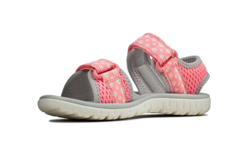 Clarks - Girls pink combi sandal - Surfing Tide