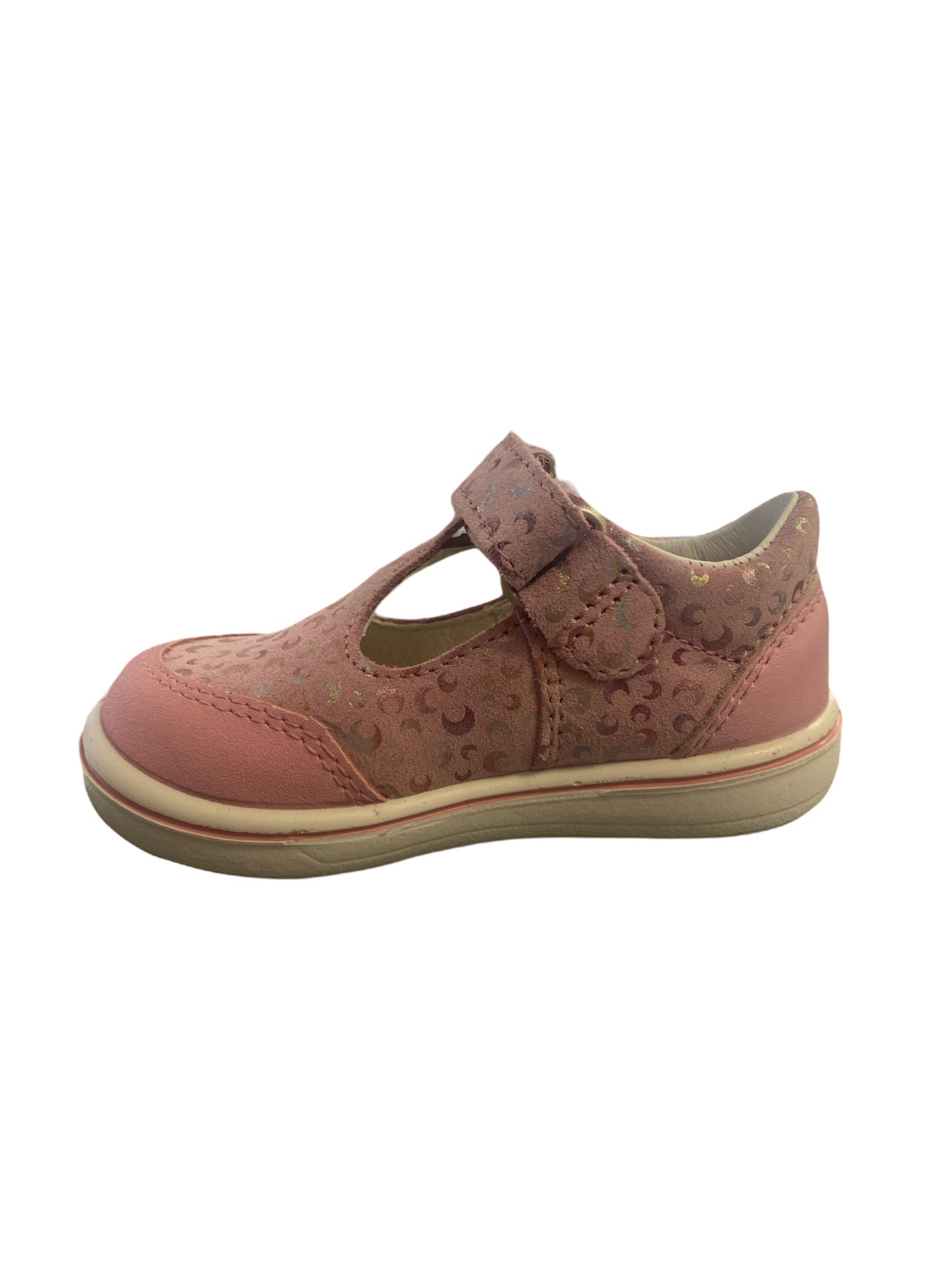Ricosta- Girls- WINNY- Blush Pink T-Bar Shoe- moons