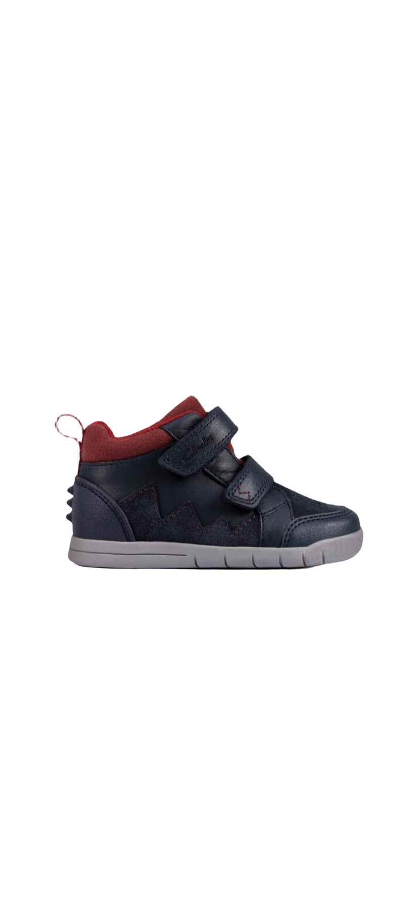 Clarks - Boys- Rex Park T- Navy Leather Boot