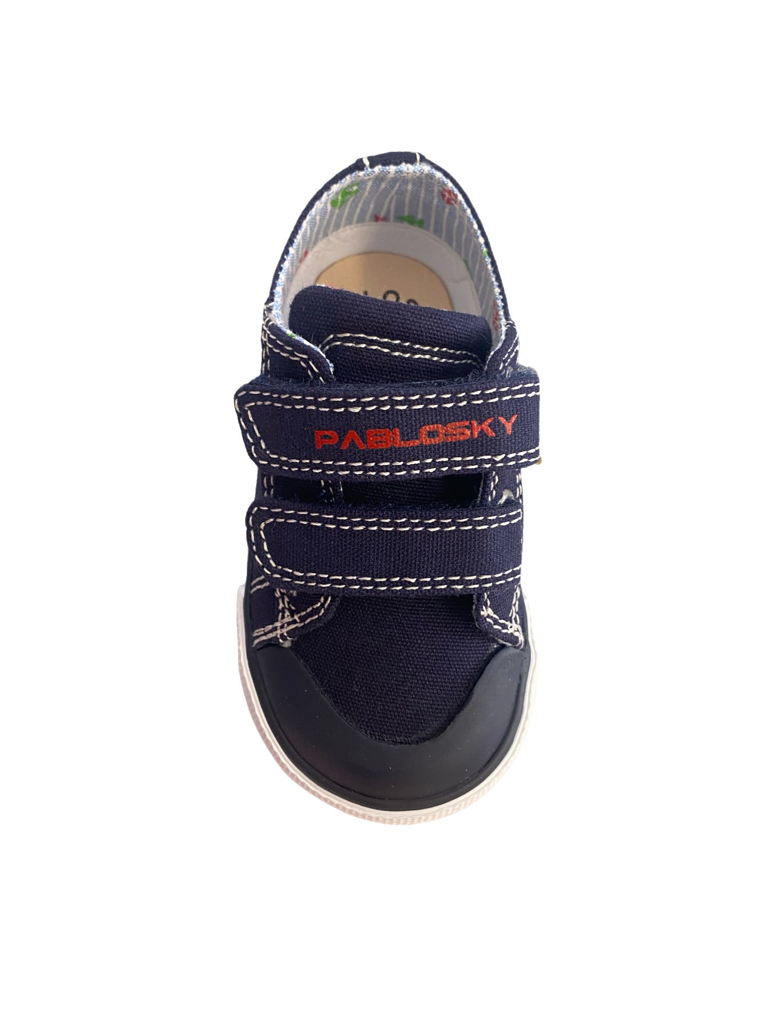 Pablosky -Boys - Navy Canvas Shoe