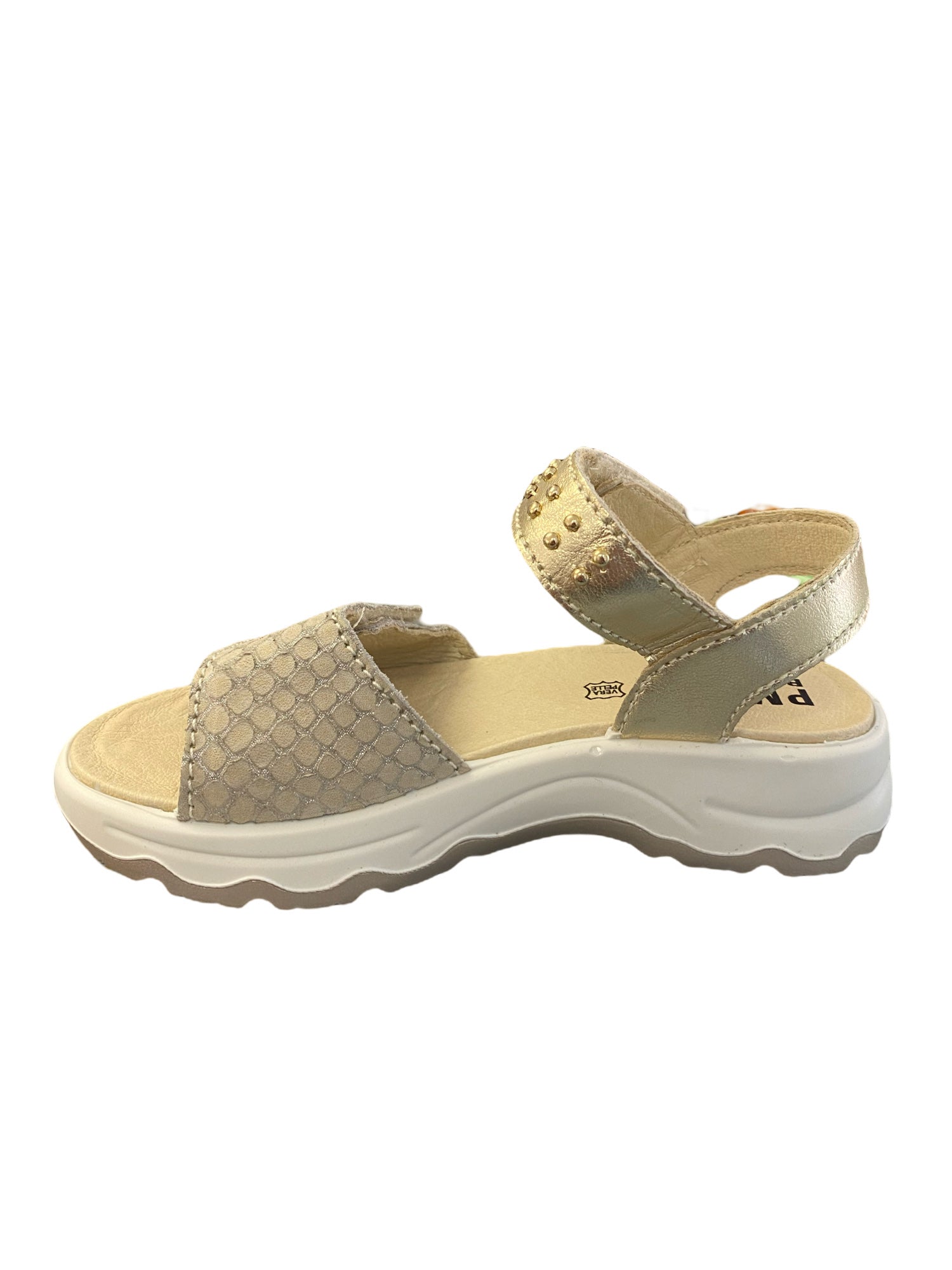 Primigi - Girls Gold Sandal with Bead Detail