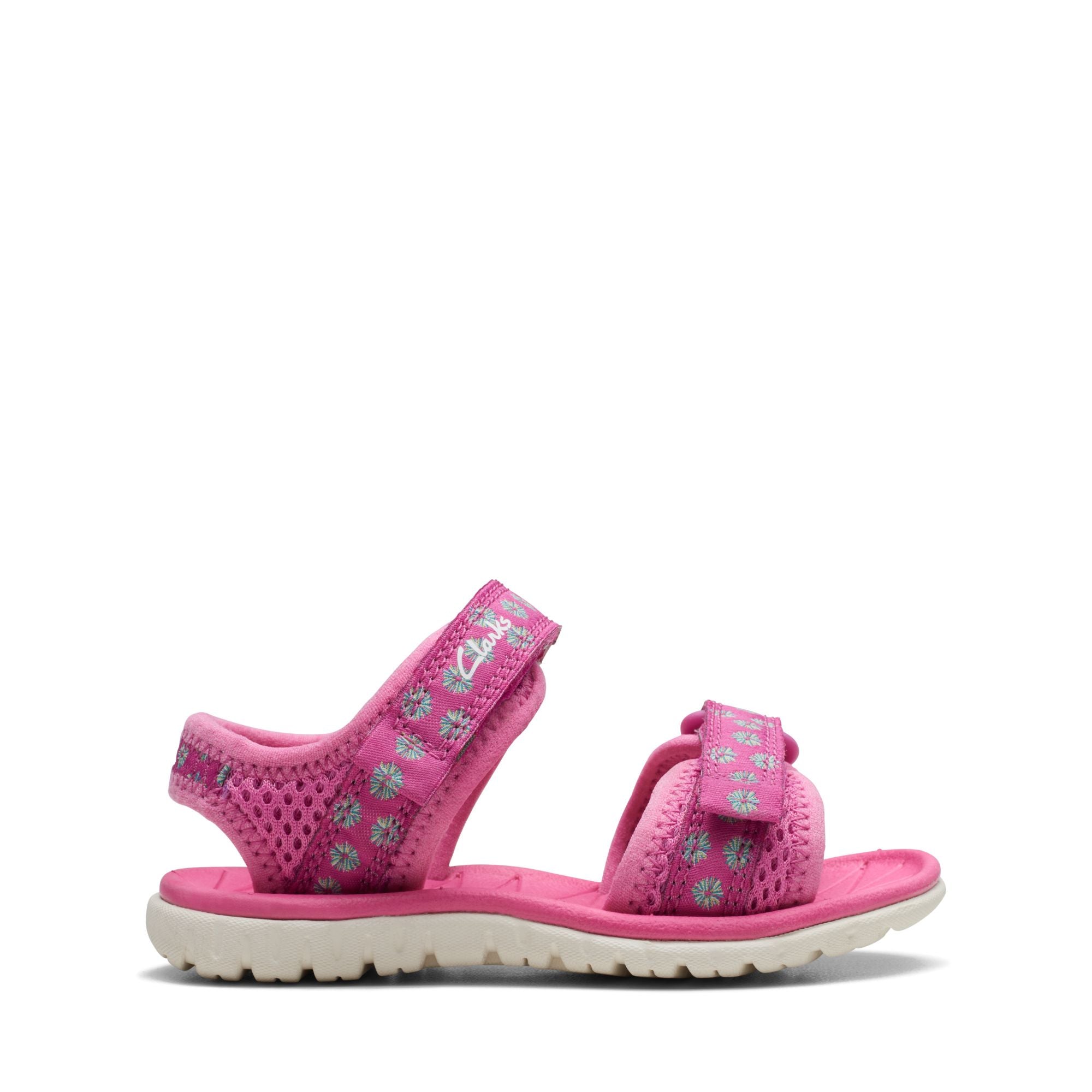 Clarks ladies pink sandals hotsell