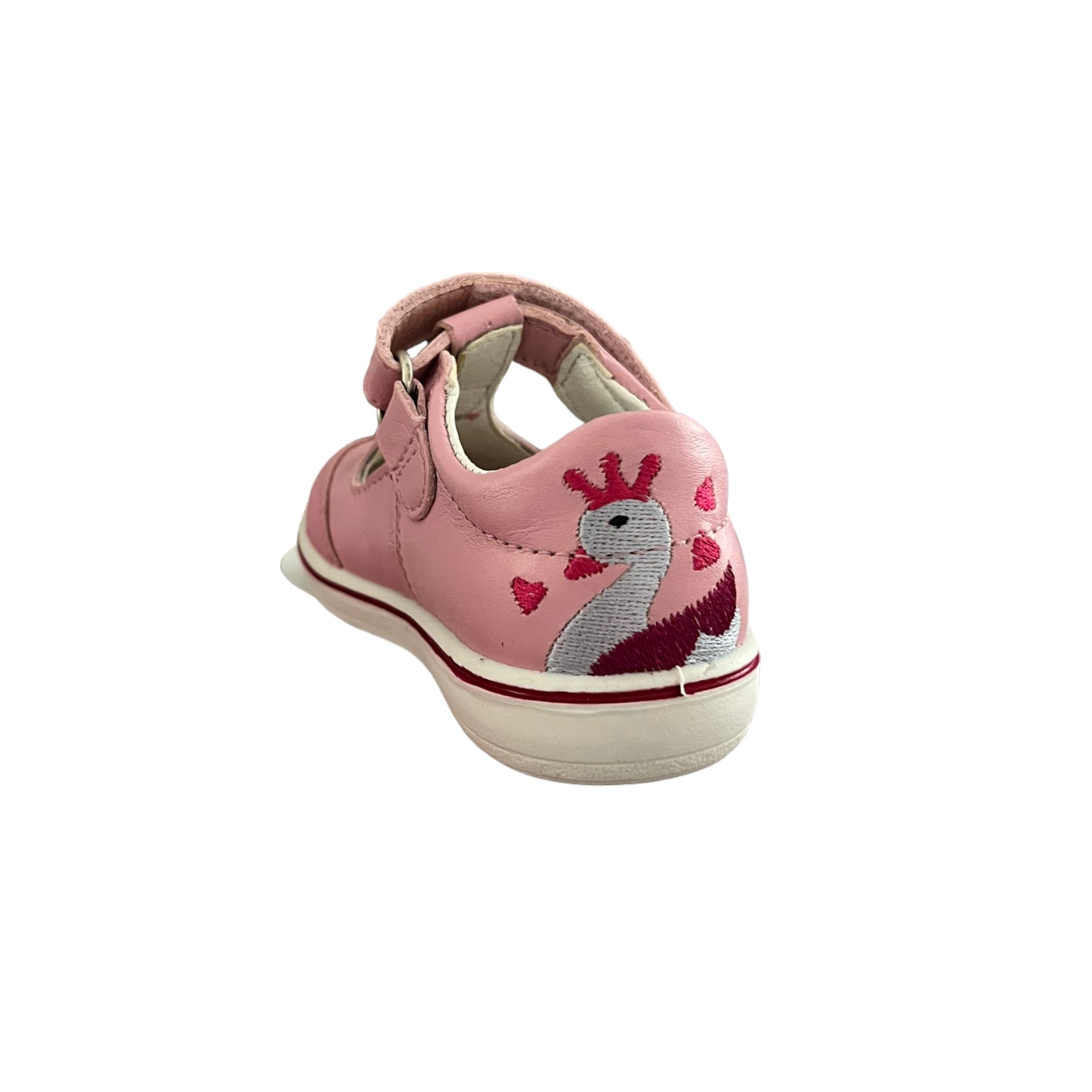 Ricosta - Girls baby pink swan shoe - Odile