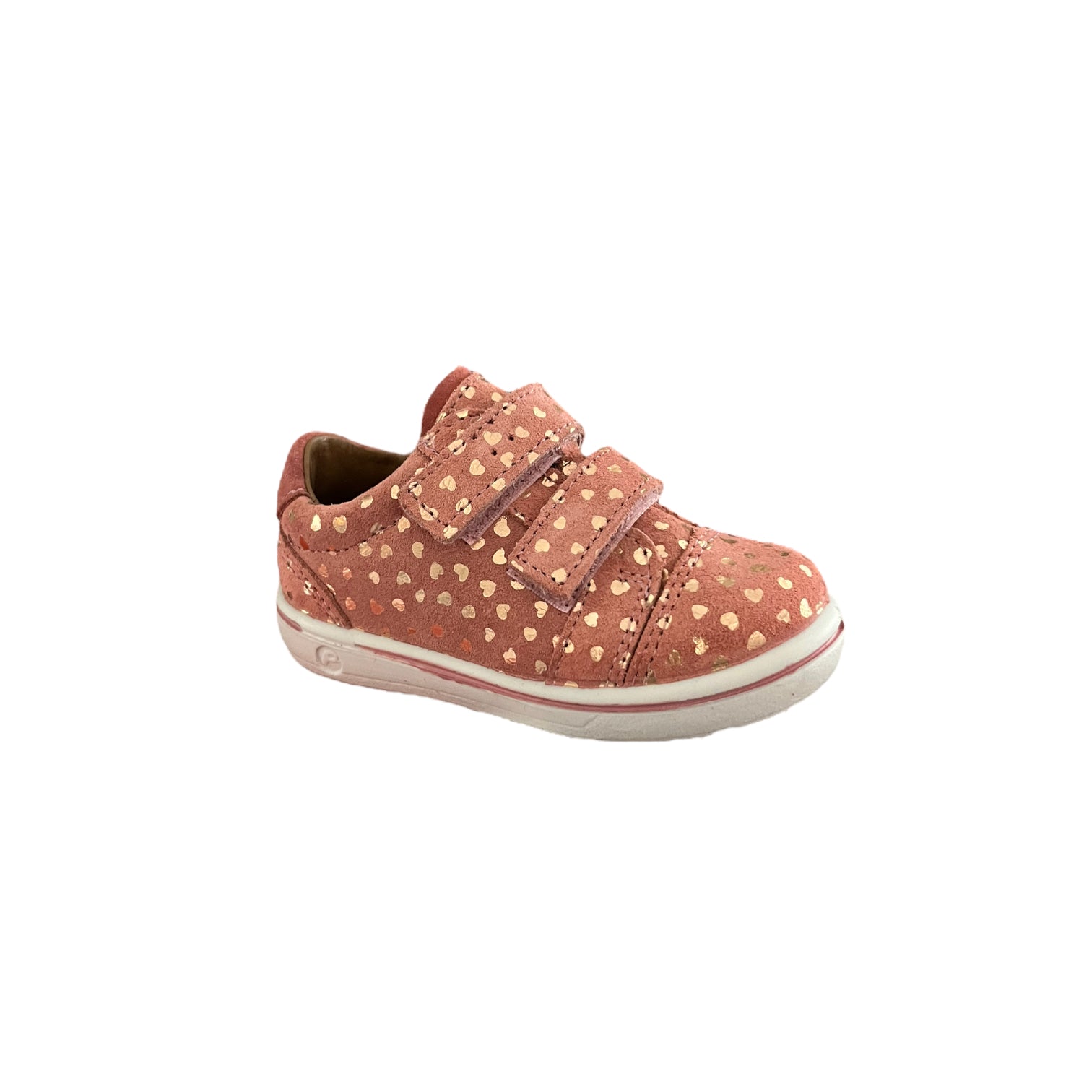 Ricosta - Girls peach pink Velcro shoe - Lenie