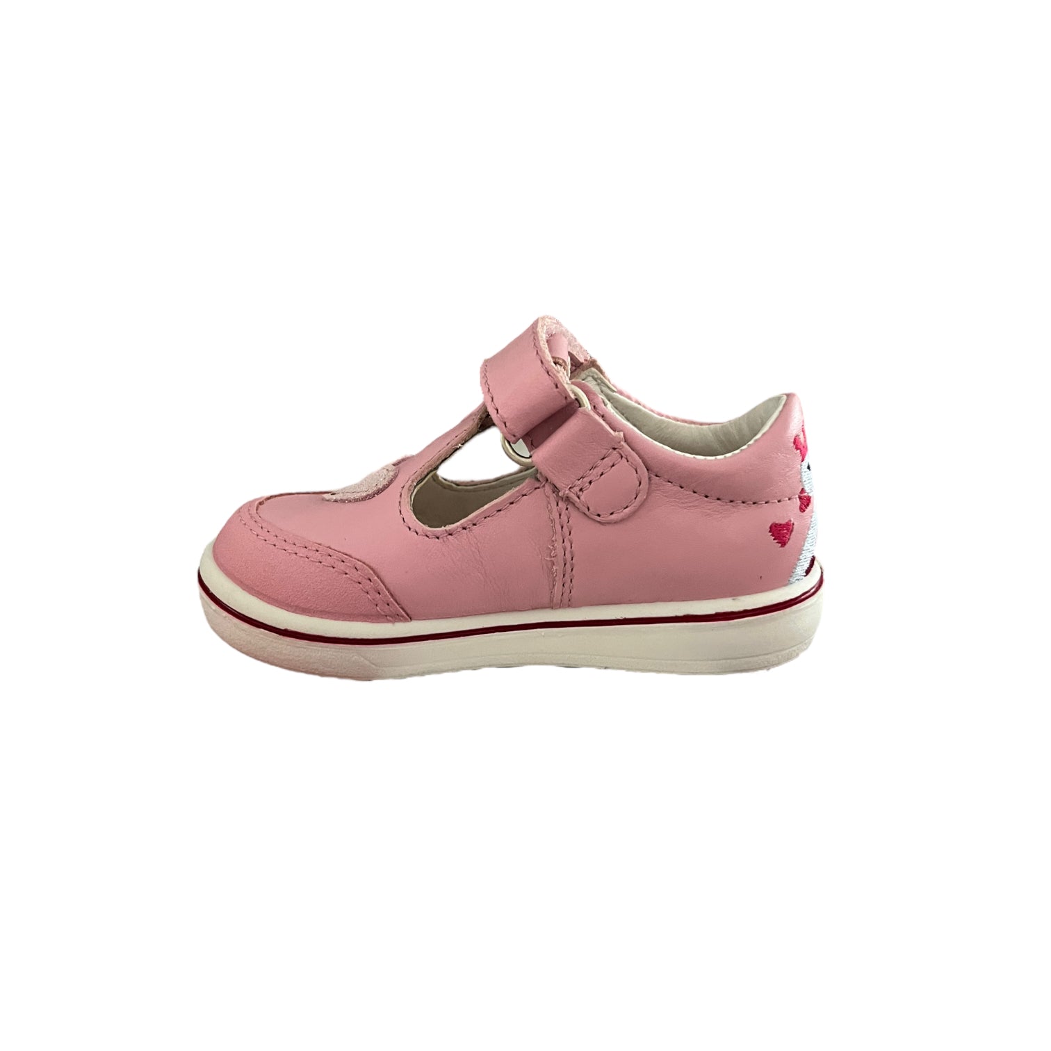 Ricosta - Girls baby pink swan shoe - Odile