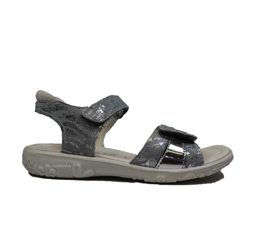 Ricosta - Girls Marie Silver & Grey Sandal