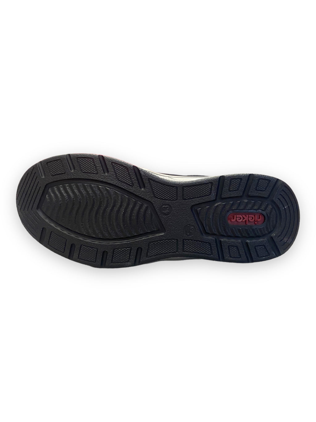 Rieker - Mens navy lace shoe - 14811-14