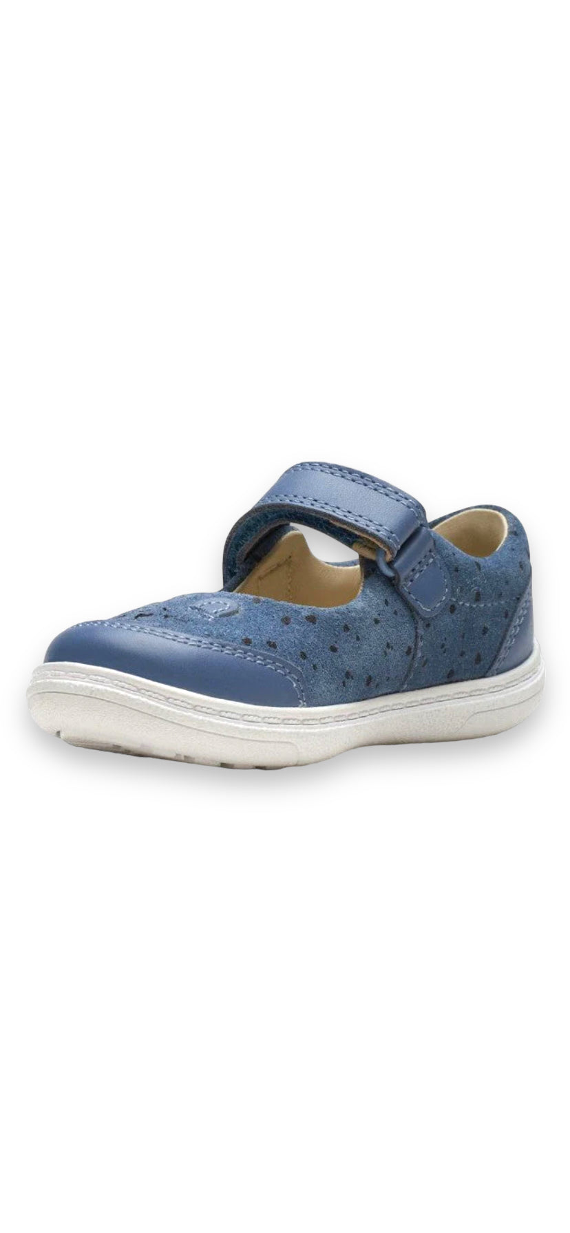 Clarks - Girls denim shoe - Flash pet T
