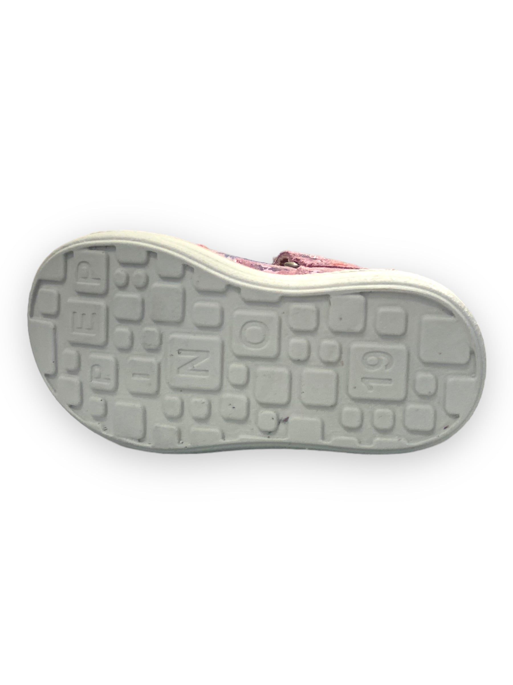 Ricosta - Girls pink, flower pattern shoe - Winnie blush