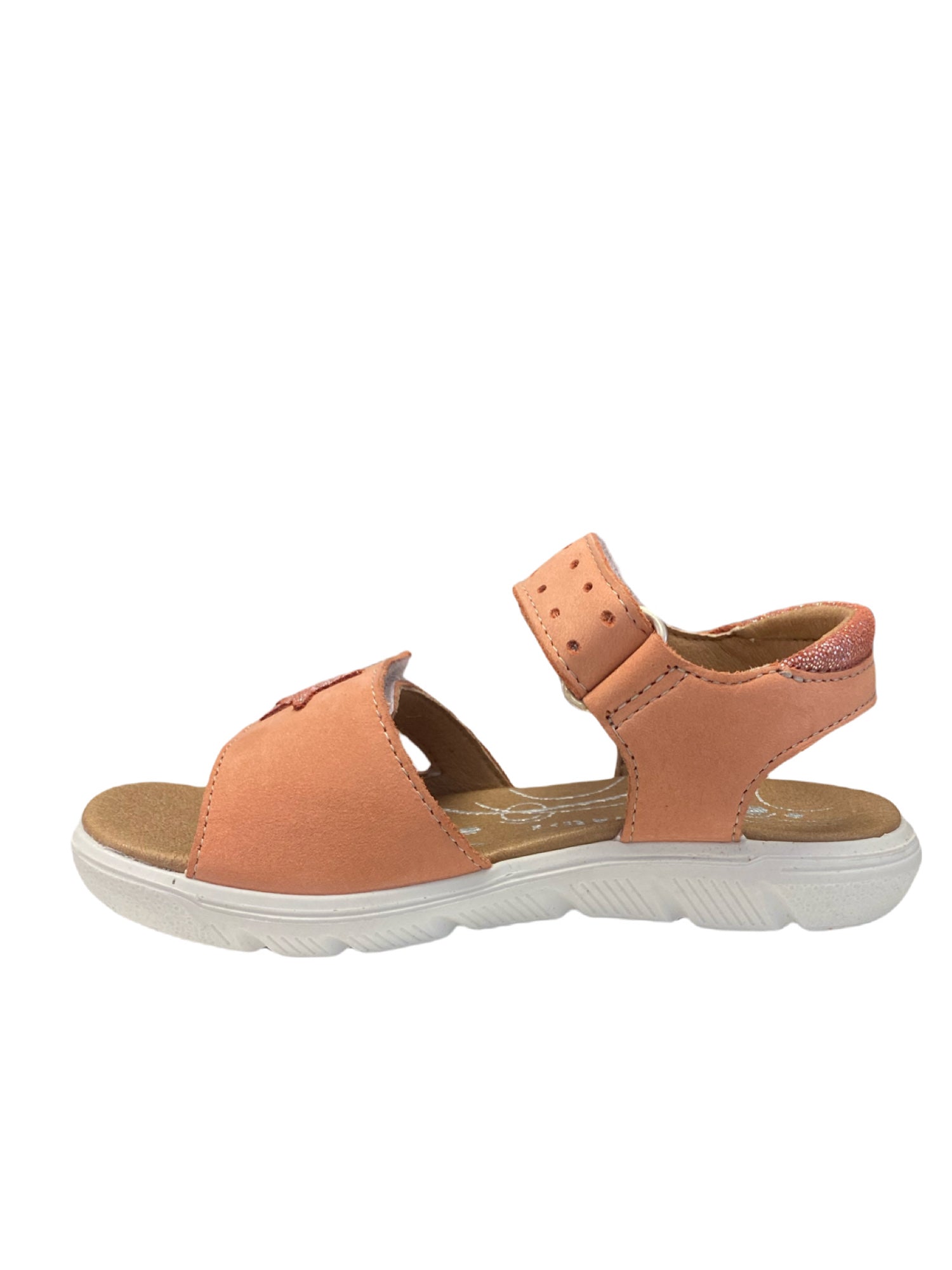 Ricosta- Girls- SARA Sandal- Peach with Star/Shell
