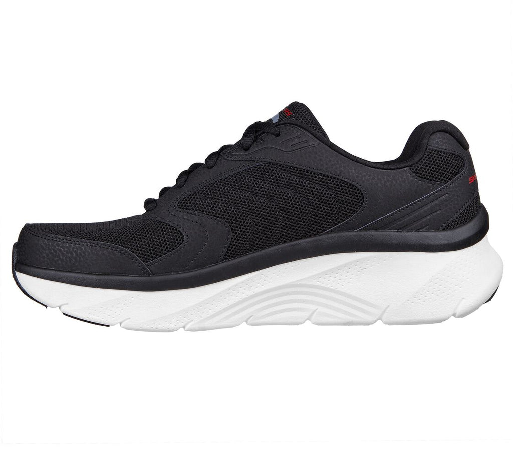 Skechers - Mens black/red arch fit runner - Junction