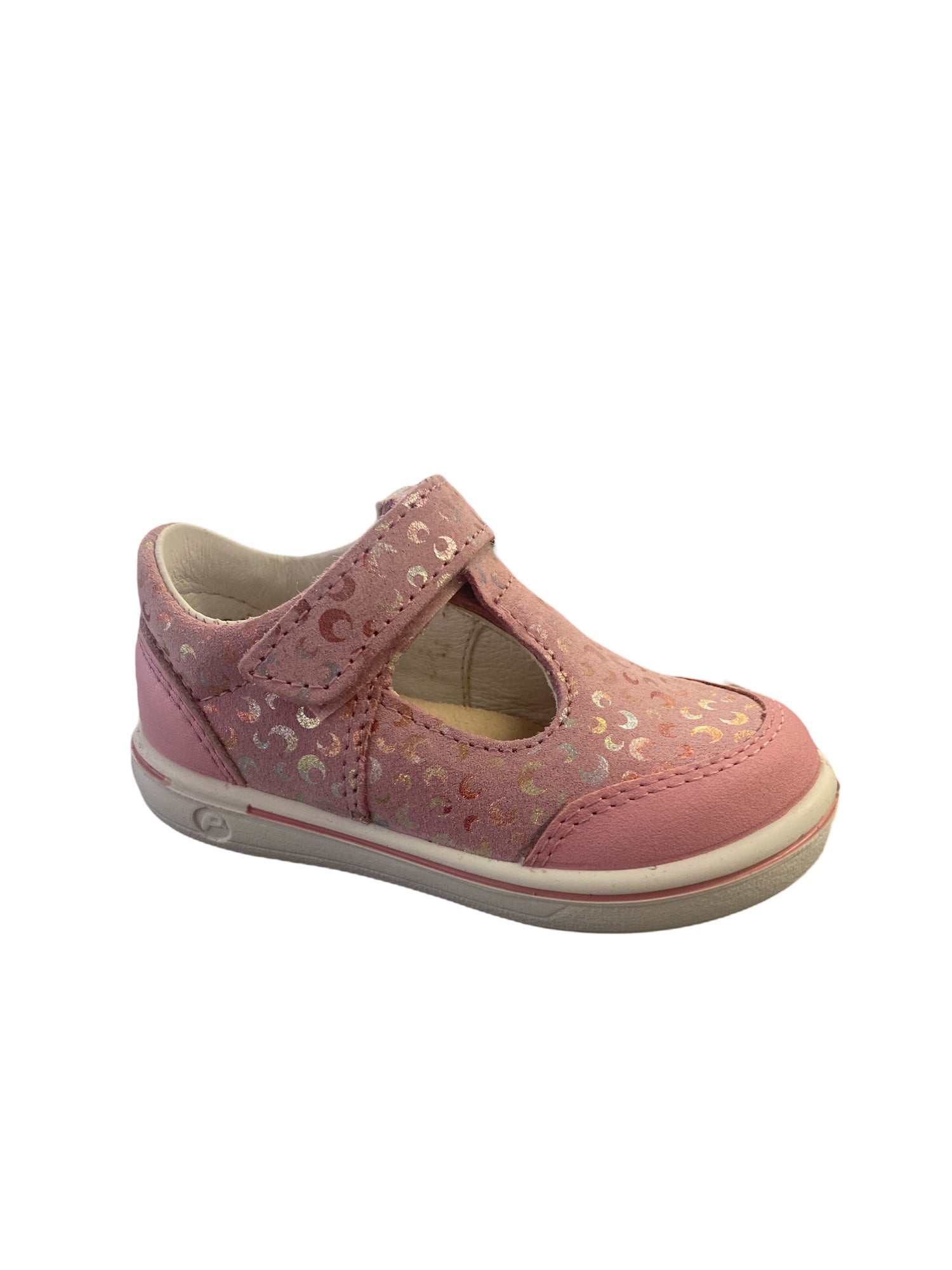 Ricosta- Girls- WINNY- Blush Pink T-Bar Shoe- moons