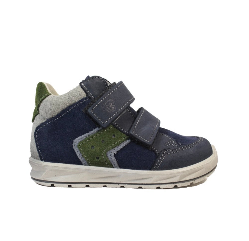 Ricosta - Boys green and navy boot - Kimo