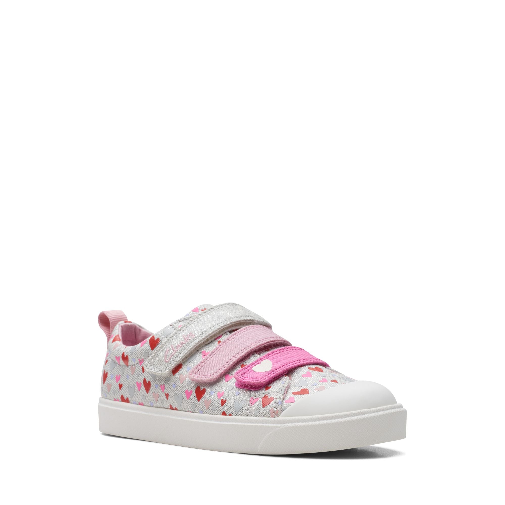 Clarks - Girls cotton canvas shoe - City Vibe K