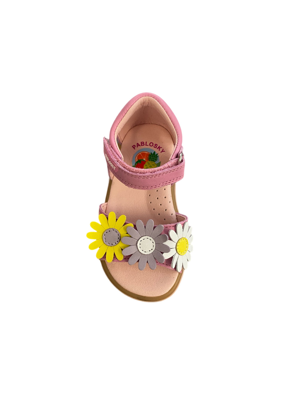 Pablosky - Girls Pink Flowers Sandals