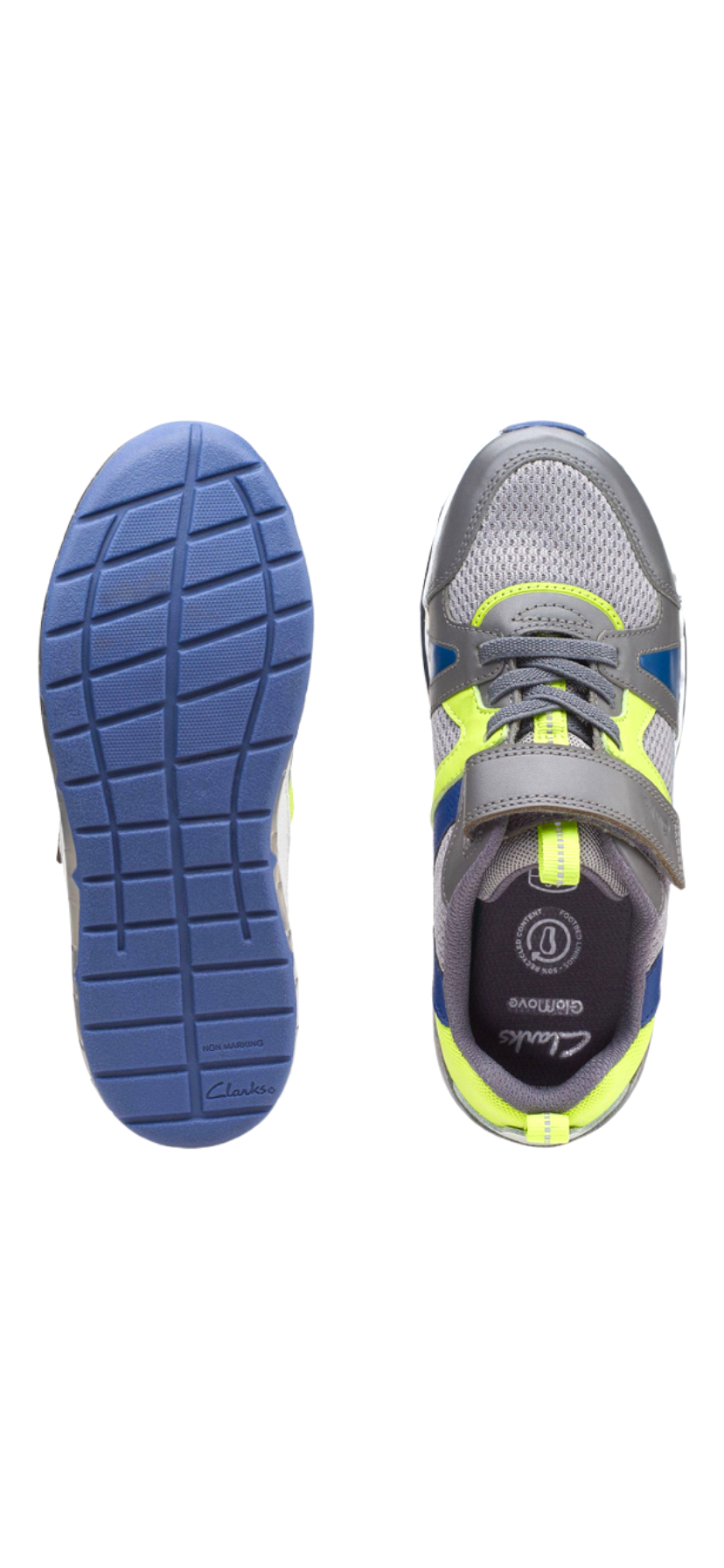 Clarks - Boys grey runner - Spark flash K