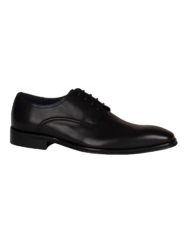 Tommy Bowe - Men’s black leather shoe - Prisco