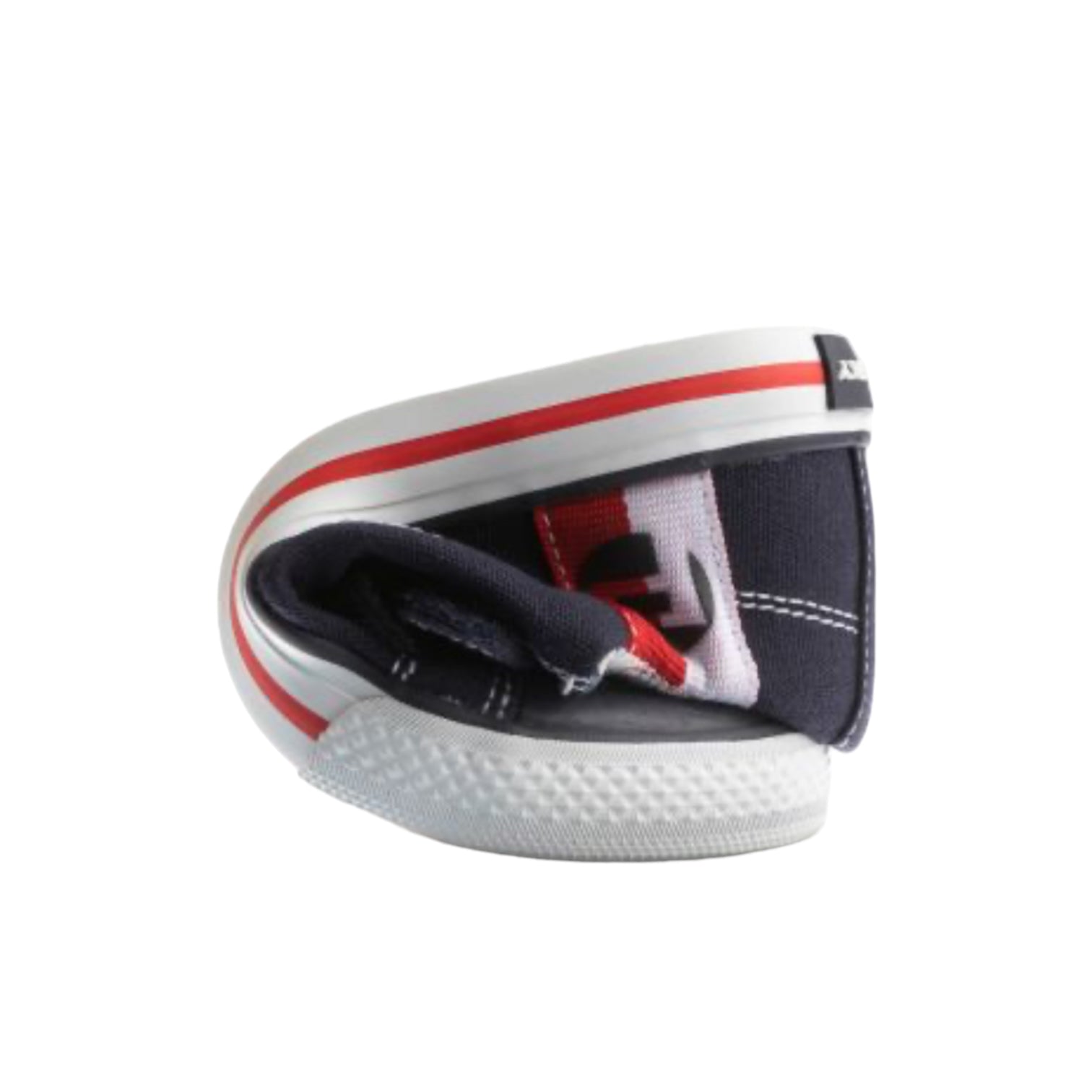 Pablosky- Boys Navy/Red Trainer with a Velcro strap