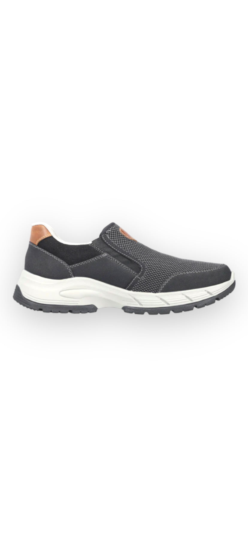 Rieker - Mens Navy slip-on - 19150-00
