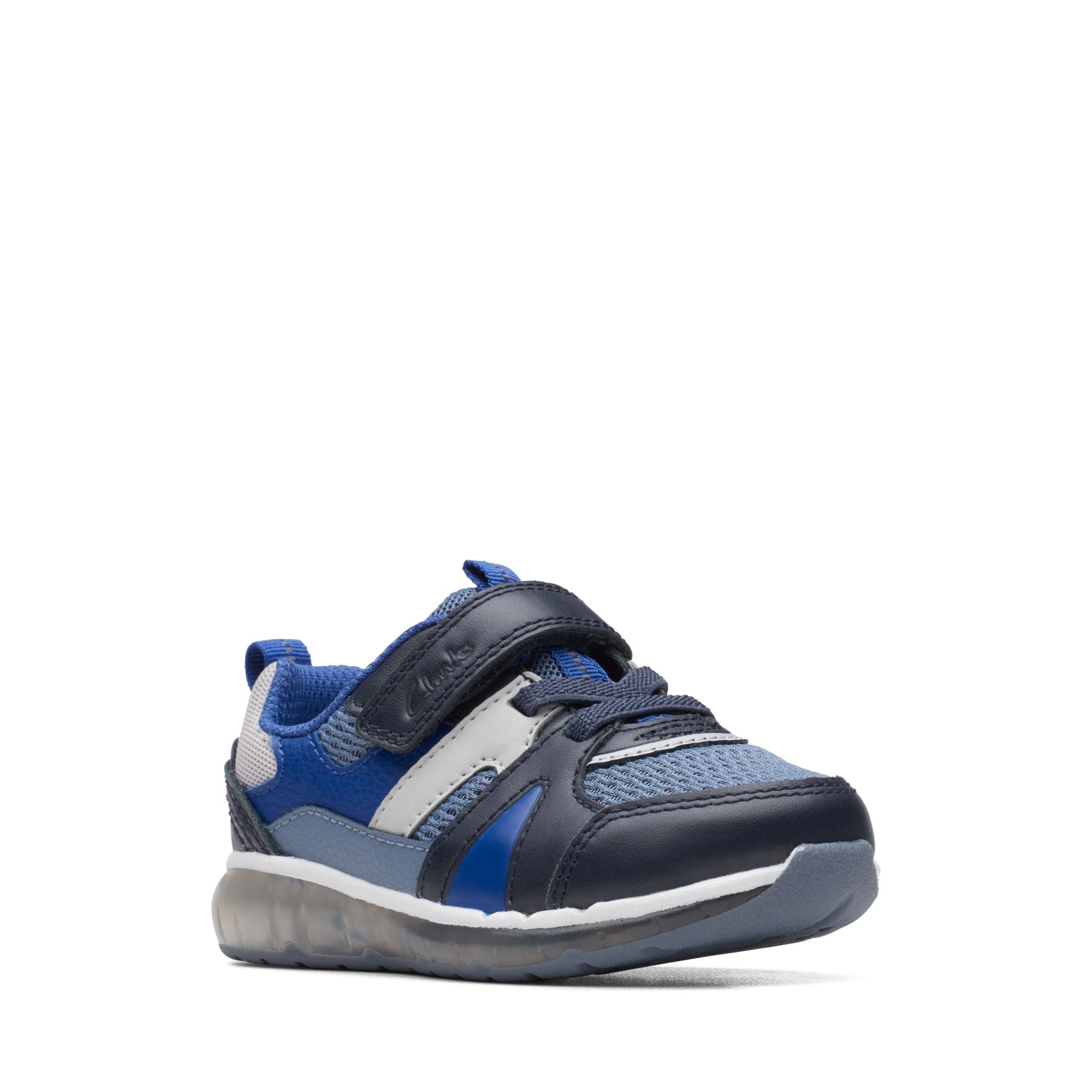 Clarks - Boys blue combi runner - Spark Flash T