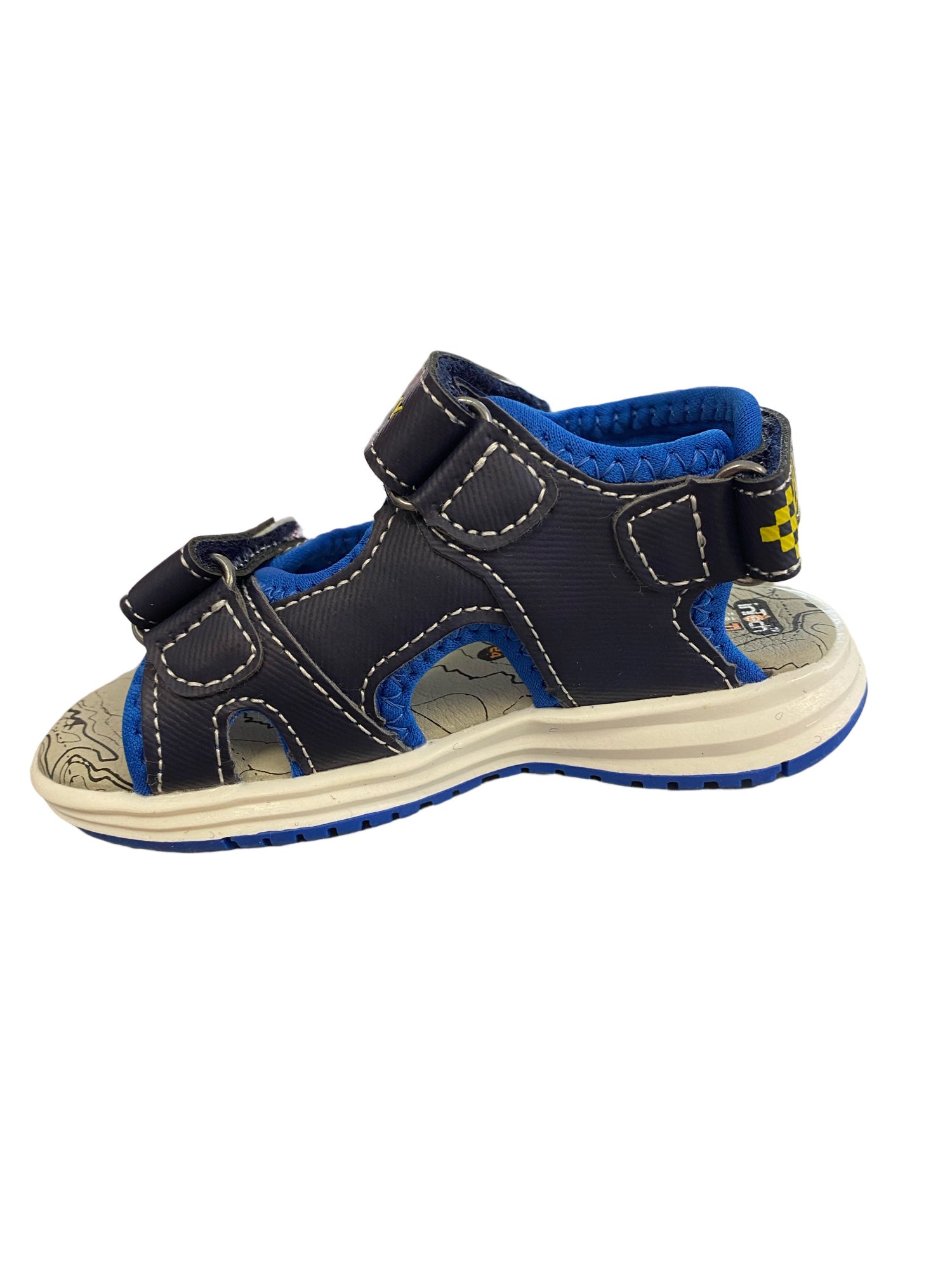 Pablosky - Boys - Navy & Blue Velcro Sandal